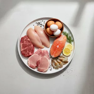 Carnes, huevos y pescados