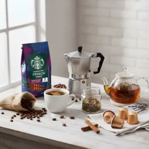 Cafés, infusiones y cacao