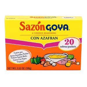 Sazón completo con azafrán (Goya) 3.52 oz 100 g