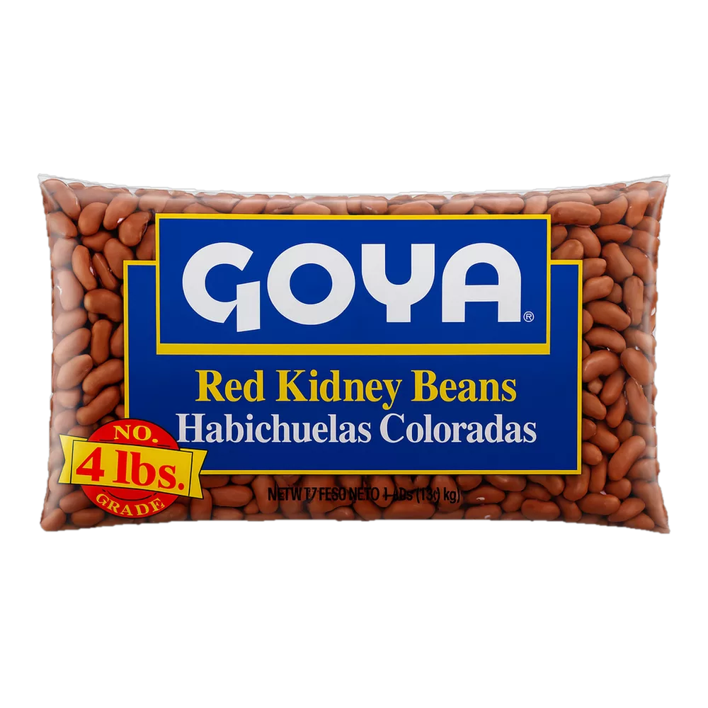 0004102000087 Frijoles rojos pequeños - small red beans (Goya) 4 lb 1.81 kg - MercoCaribe