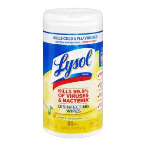 Paños de limpieza - lemon & lime blossom (Lysol) 17.7 oz 502 g 85 ud.