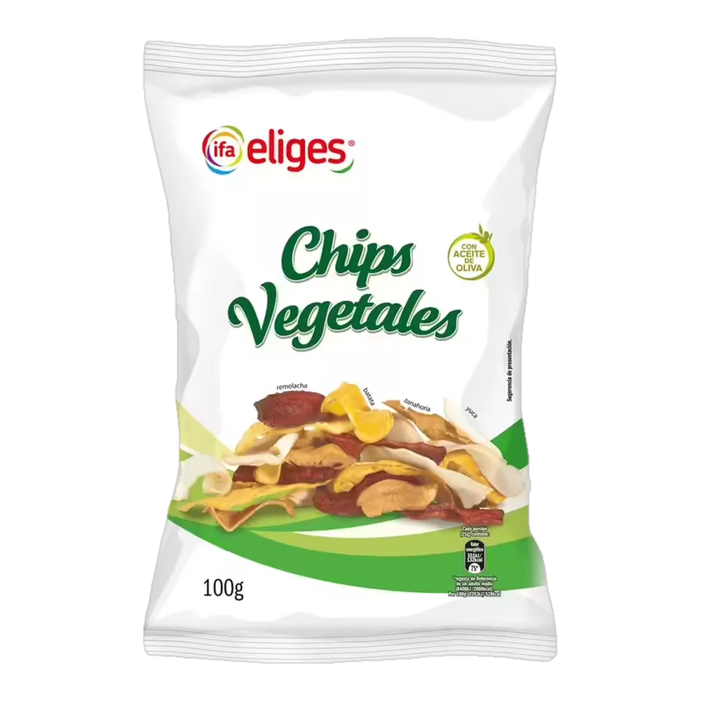 1017000011 Chips de vegetales (Ifa Eliges) paquete de 100 g