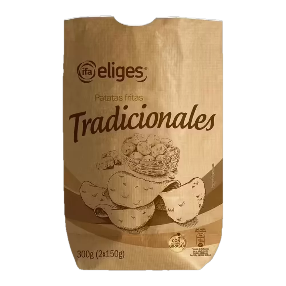 1017000018 Patatas fritas tradicionales (Ifa Eliges) paquete de 2 x 150 g