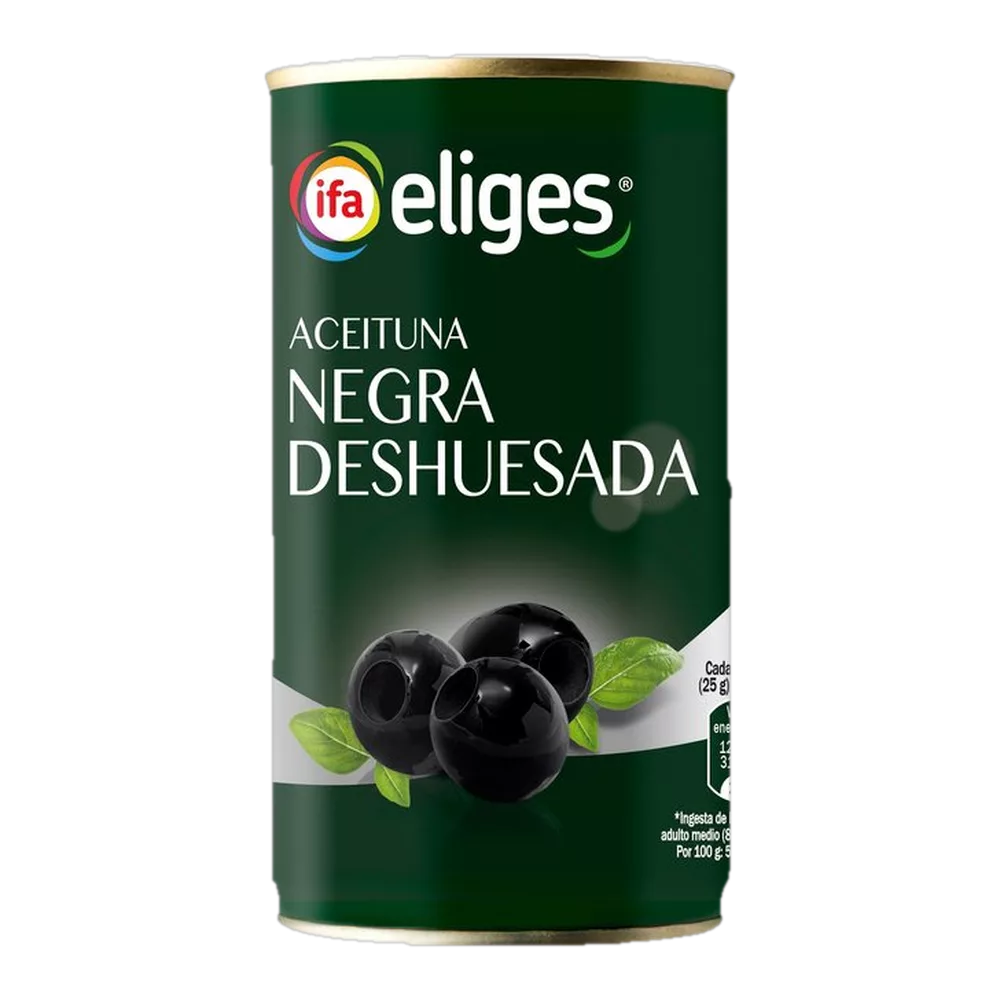 1017000044 Aceituna negra sin/hueso (Ifa Eliges) 150 g