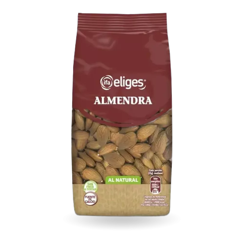1017000065 Almendra al natural c/piel (Ifa Eliges) 200 g