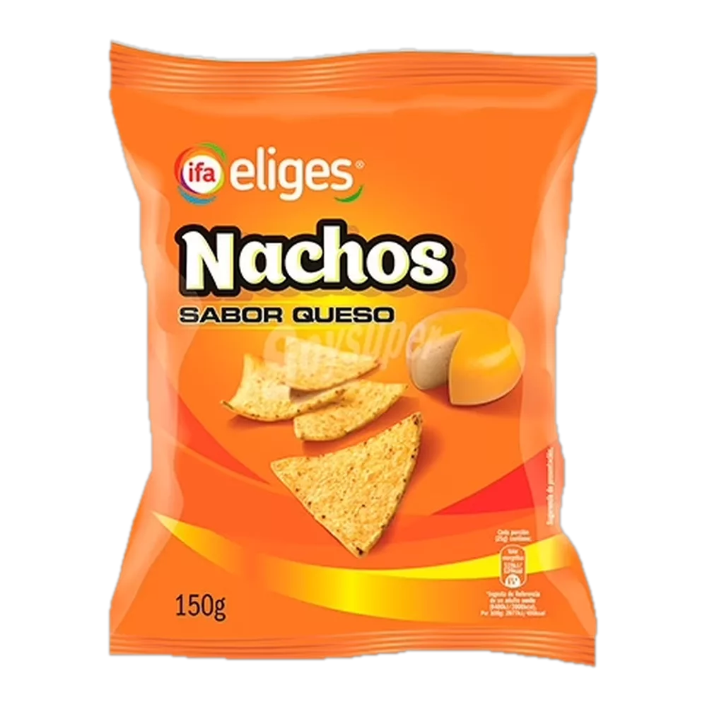 1017000081 Nachos sabor queso (Ifa Eliges) bolsa 150 g