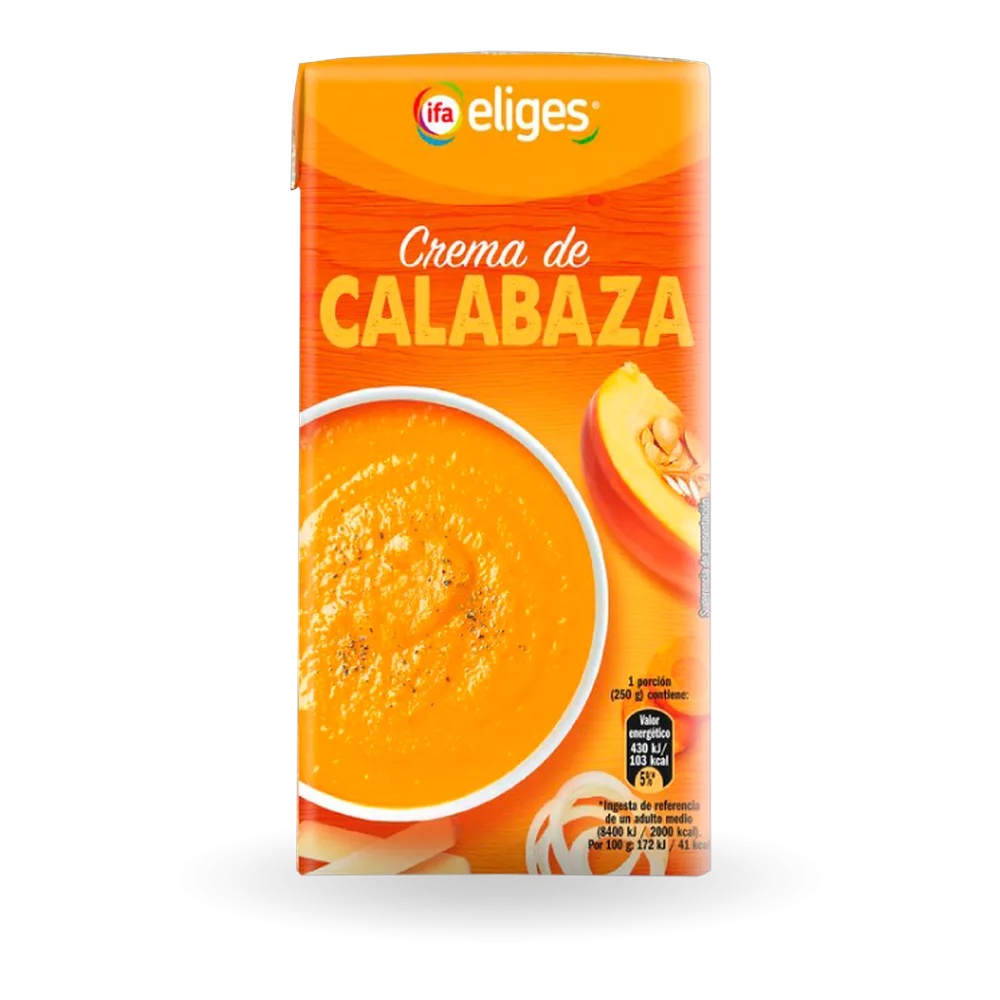 1019000026 Crema de calabaza (Ifa Eliges) brik de 500 ml