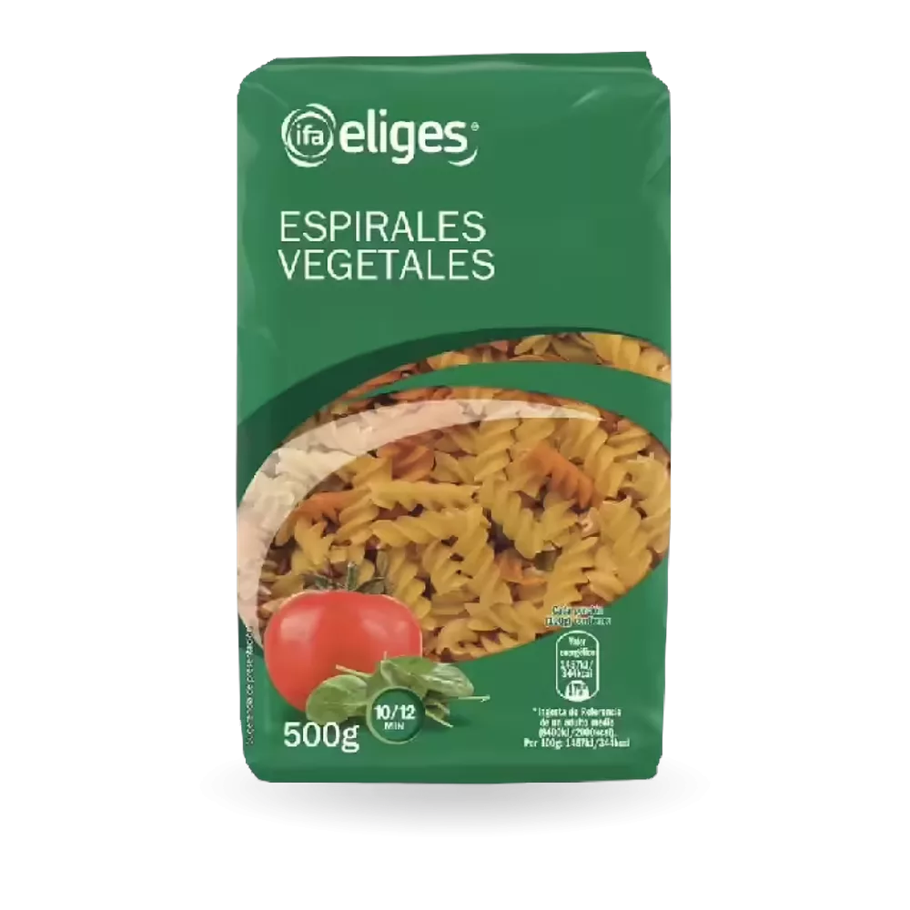 1020000047 Espirales vegetales (Ifa Eliges) 500 g