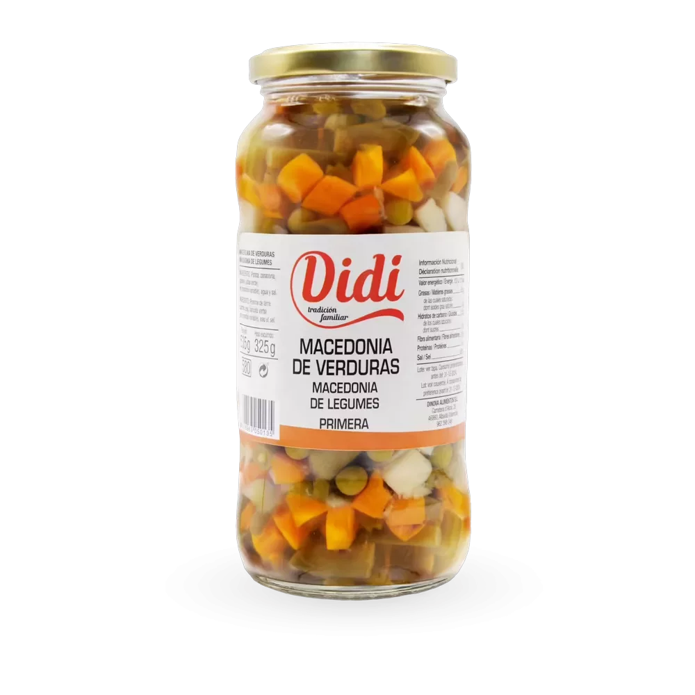 1021000040 Macedonia de verduras (Didi) tarro 535 g