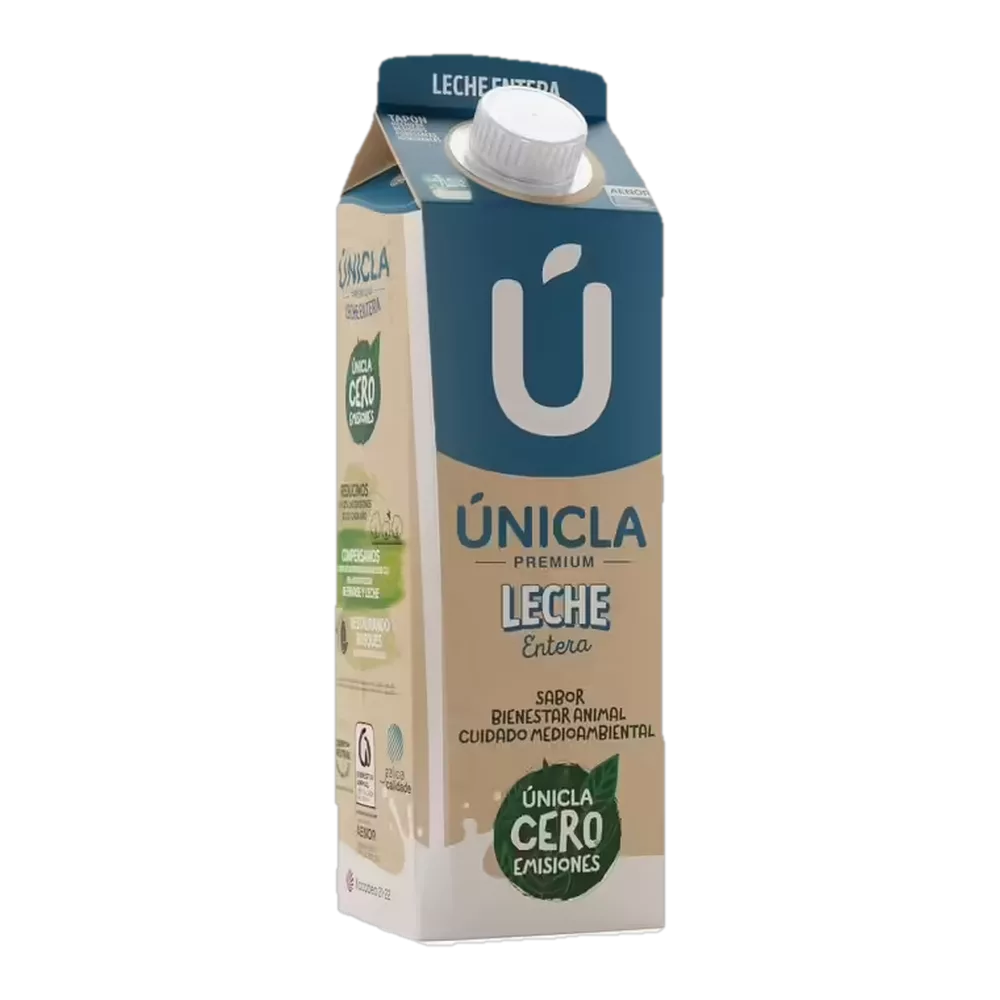 1114100015 Leche entera (Unicla) brik 1 l