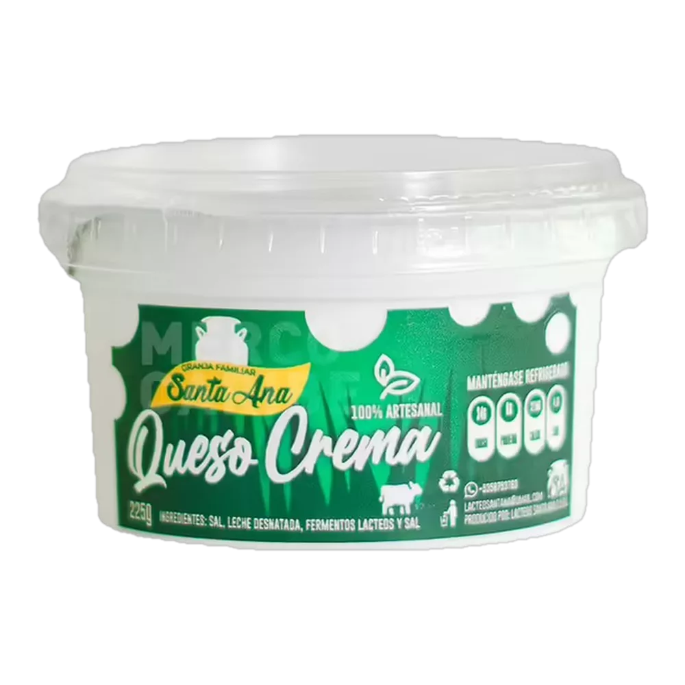 1114150016 Queso crema (pozuelo de 225 g) (Santa Ana)