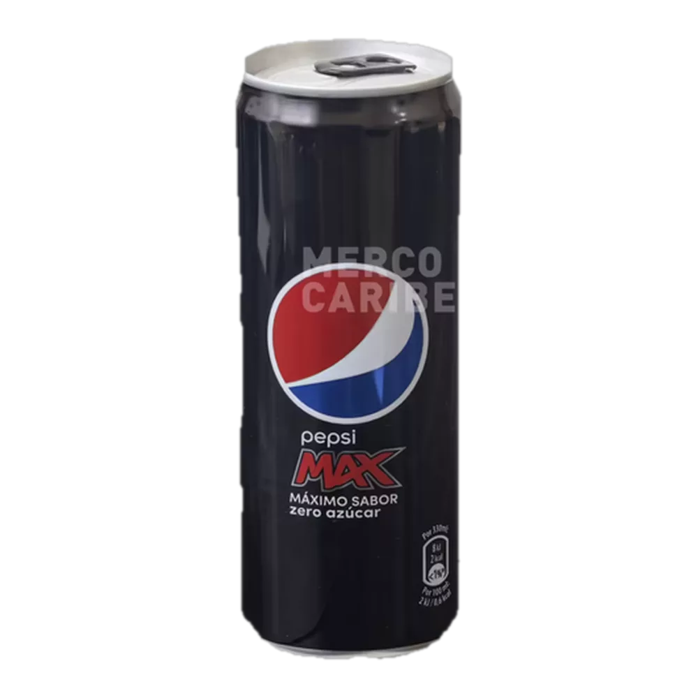 1310000039 Refresco pepsi max zero lata de 33 cl - MercoCaribe
