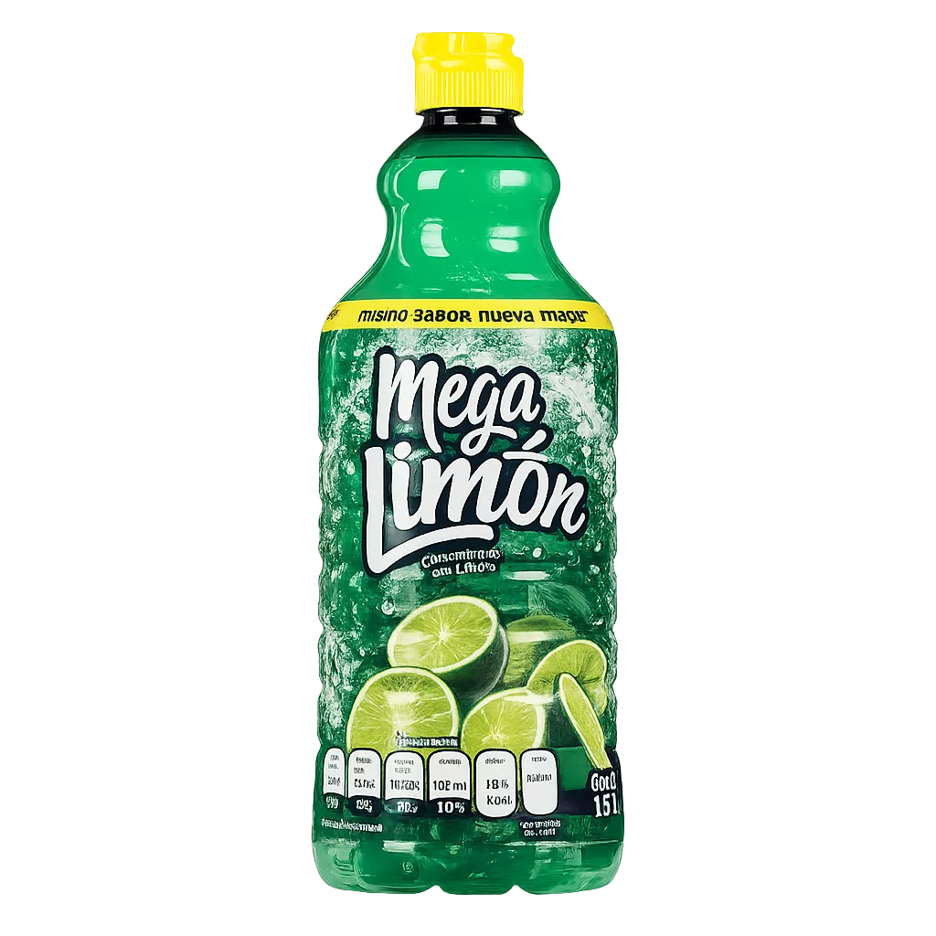 ChatGPT Image 24 may 2026, 19_00_08 Jugo Concentrado Limón (Mega Alimentos) 1L