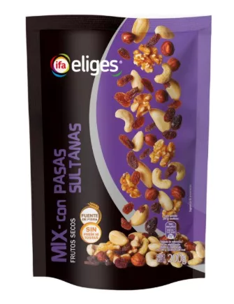 Frutos Secos Mix Frutos Secos c/Pasas Sul (Ifa Eliges) 200g