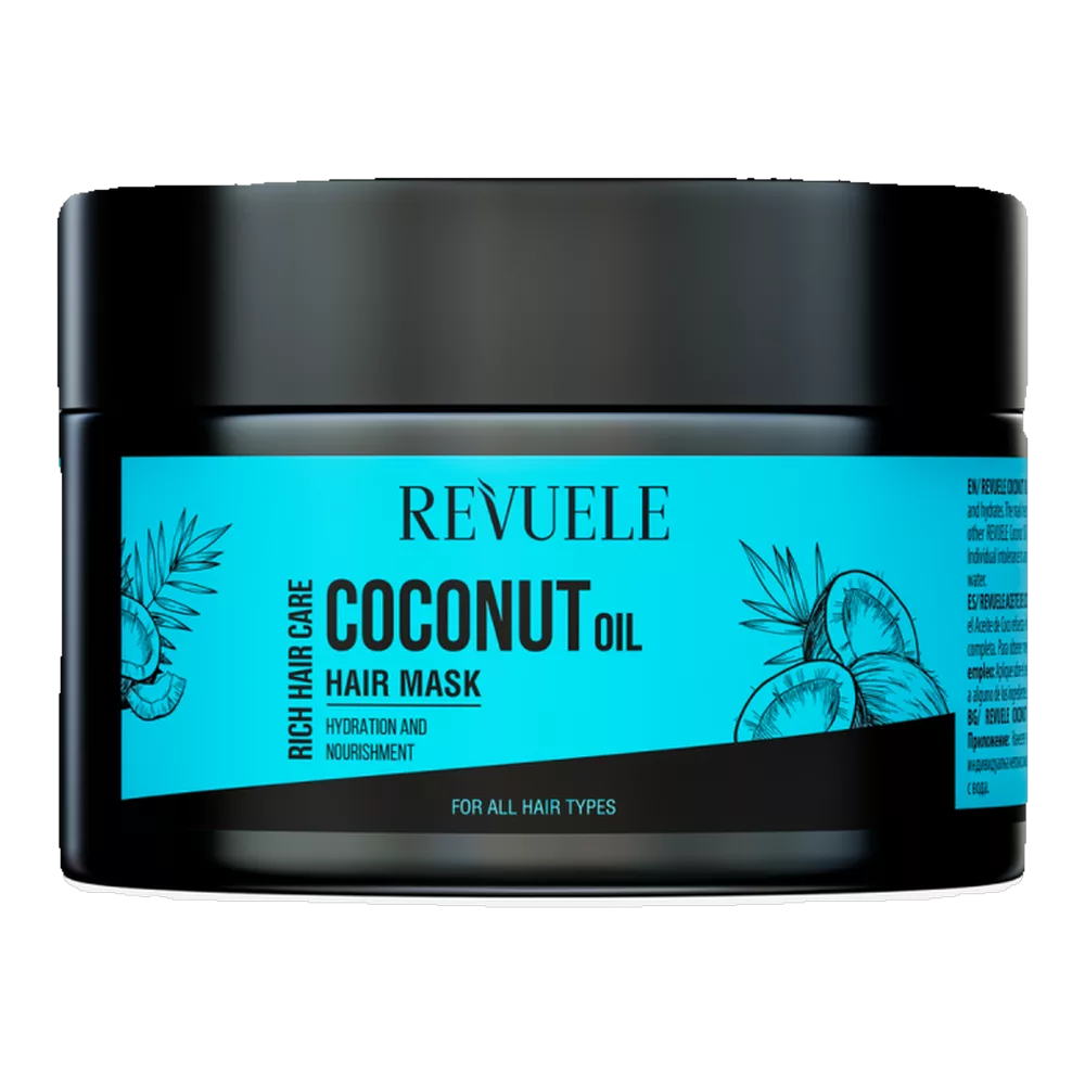 1006161000046 Mascarilla capilar - Aceite de coco (Revuele) 360 ml