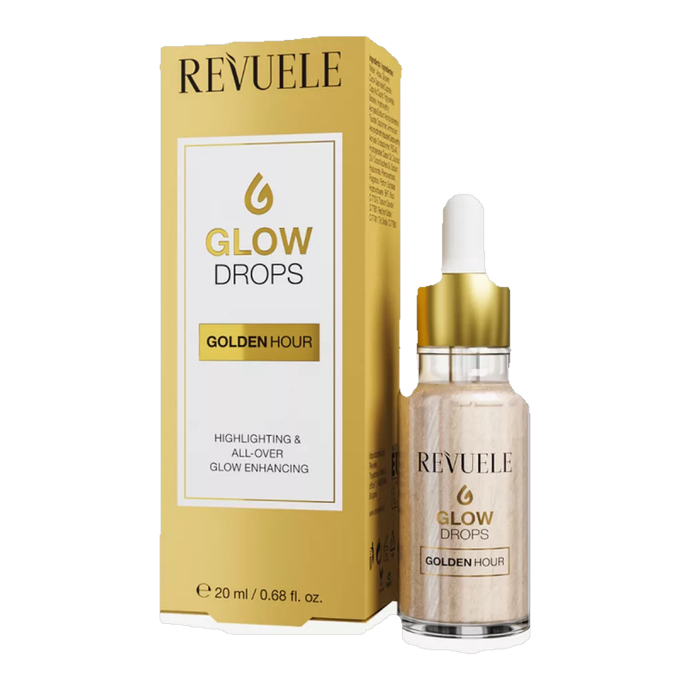 1006161100121 Iluminador Glow Drops - Golden Hour (Revuele) 20 ml