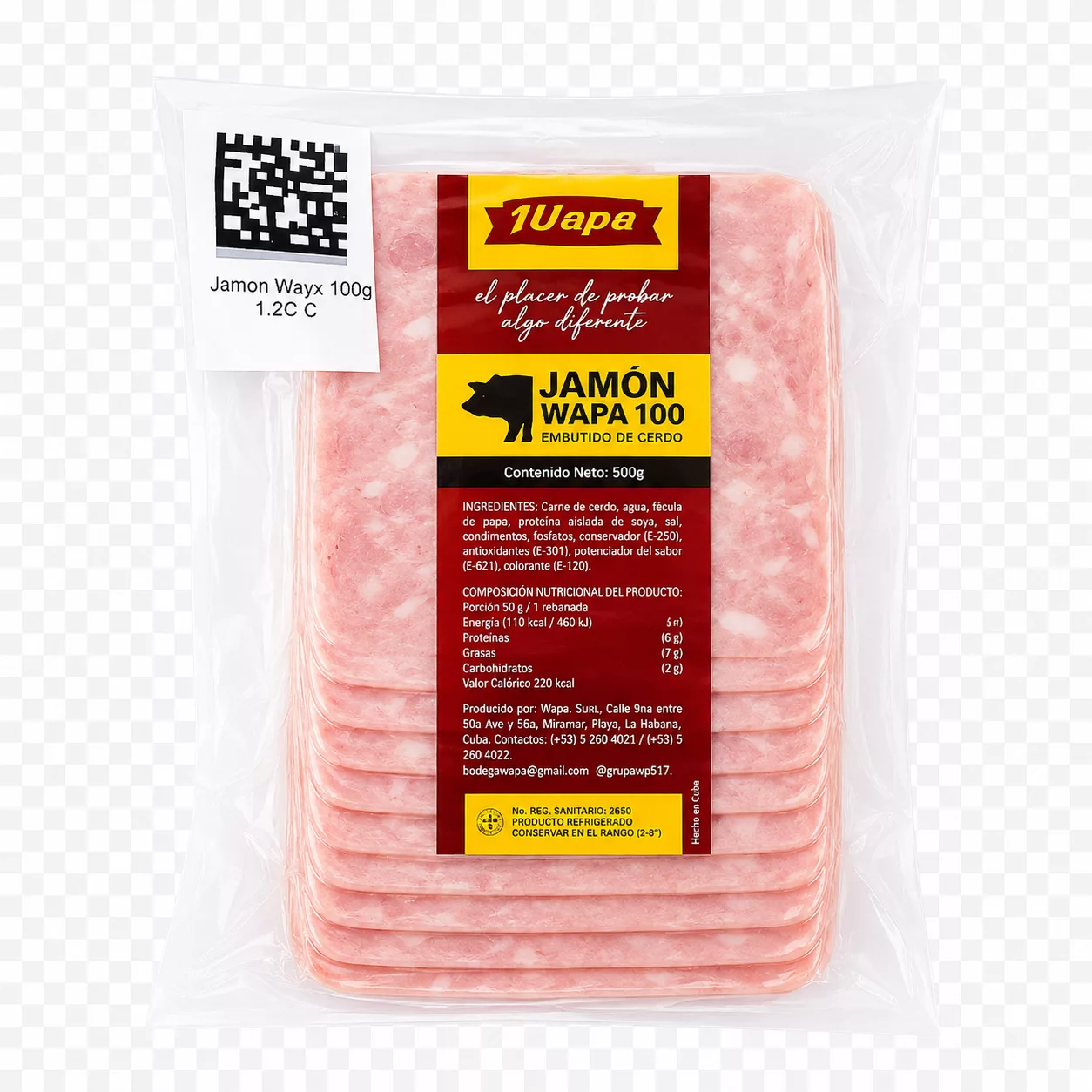 Jamon Lasqueado (Wapa) 100 1.1 lb Jamón Lasqueado (Wapa) 100 1.1 lb