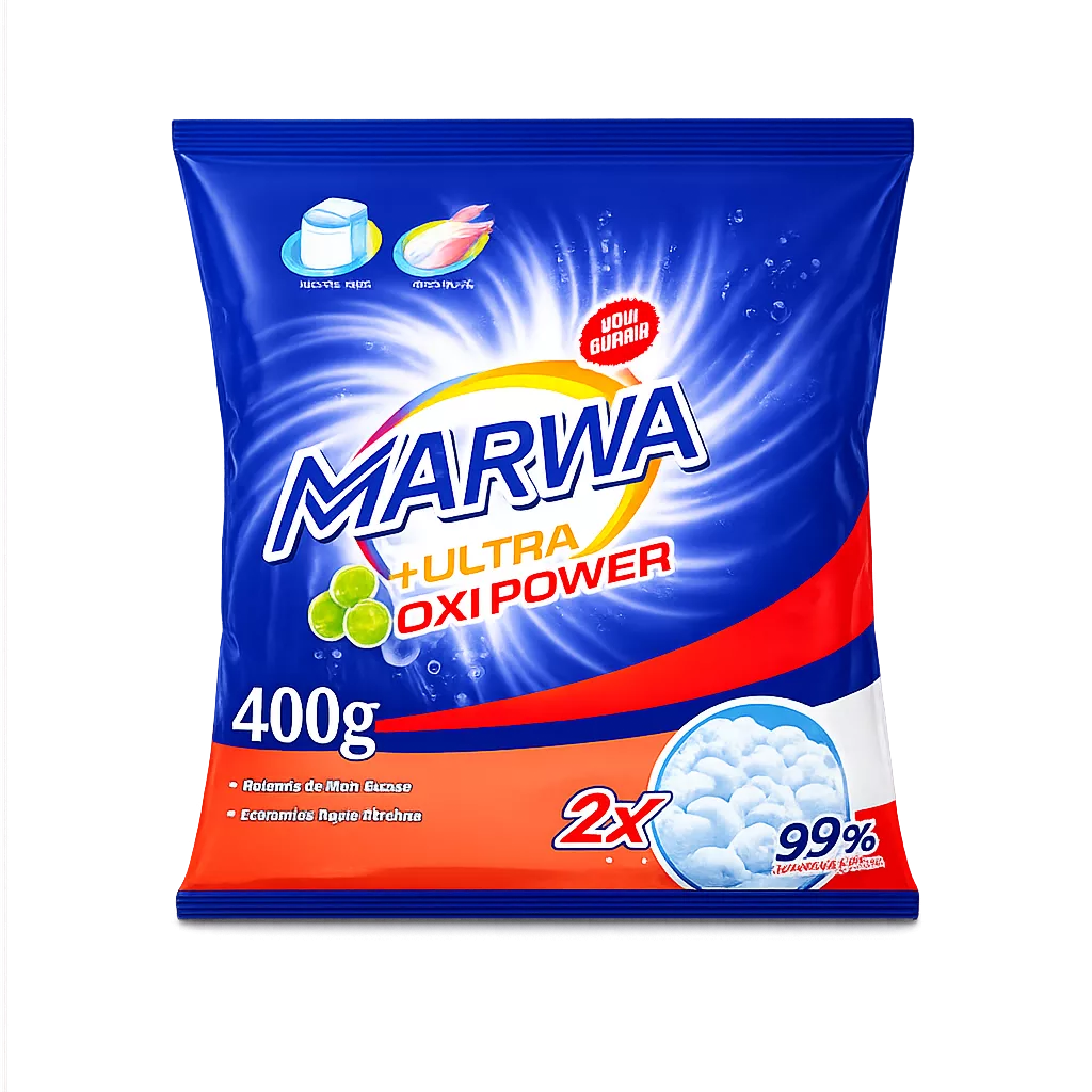 Marrwa 400g Detergente en Polvo 2x Clean (MARWA) 400g