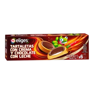 Tartaletas de Crema y Chocolate (Ifa Eliges) 6ud.x39.3g