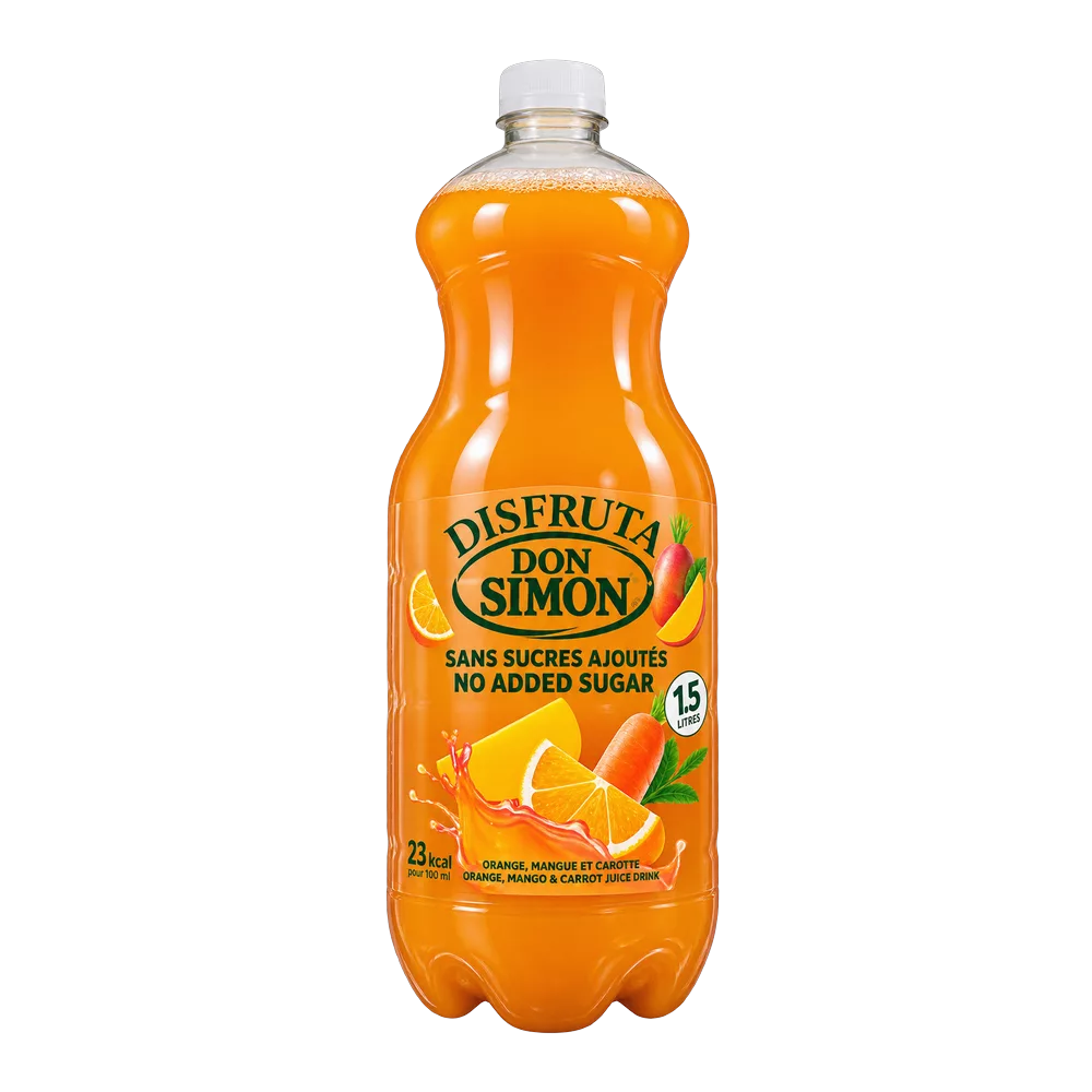 1001131600079 Nectar de Naranja - Mango - Zanahoria s/Azucar (Don Simon) 1.5L