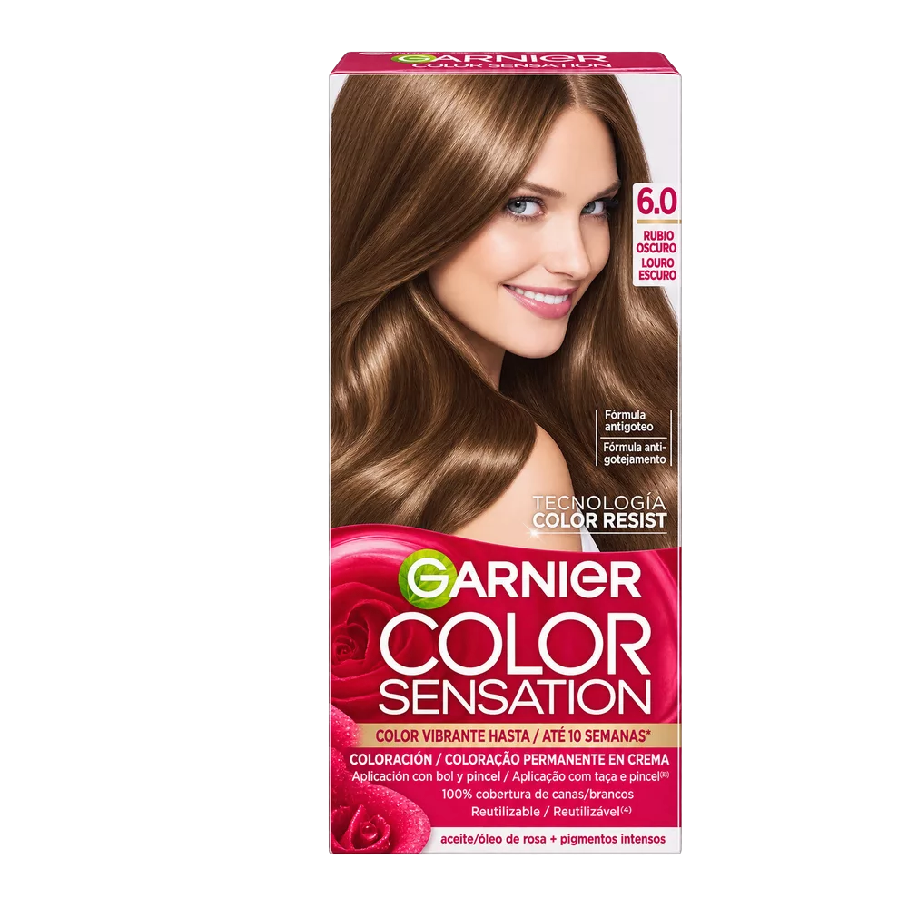 1001161000052 Tinte Color Sensation (Garnier) Rubio Oscuro Nro.6