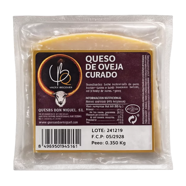 178 Queso de Oveja Curado Cuña (Maese Becquer) de 270 a 330g