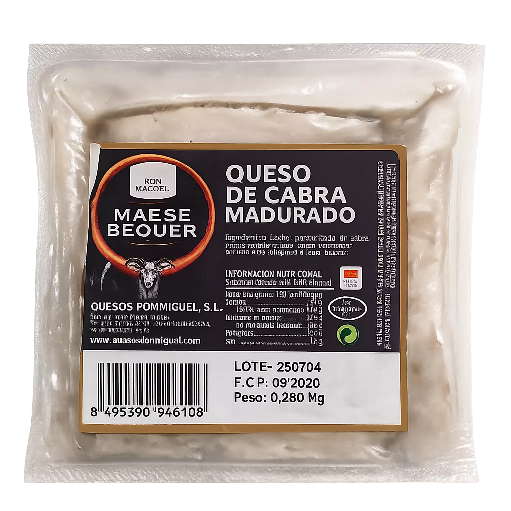 181 Queso de Cabra Semicurado Mini (Maese Becquer) de 430 a 620g