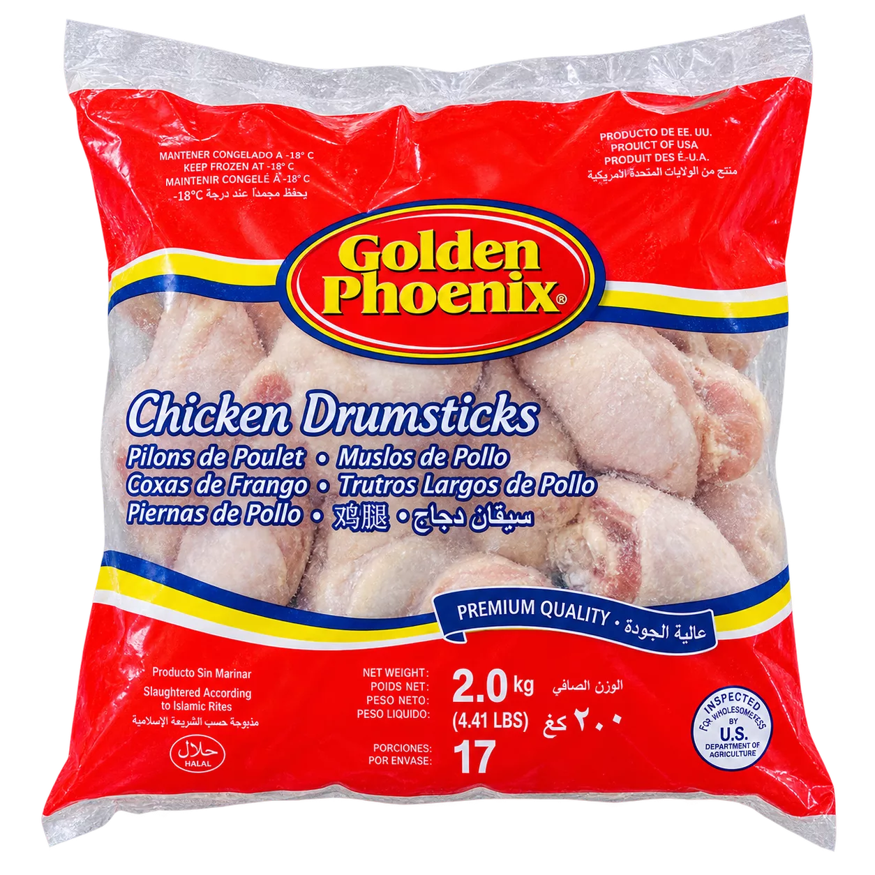 Pollo Muslos (Golden Phoenix) 4.41 Lbs