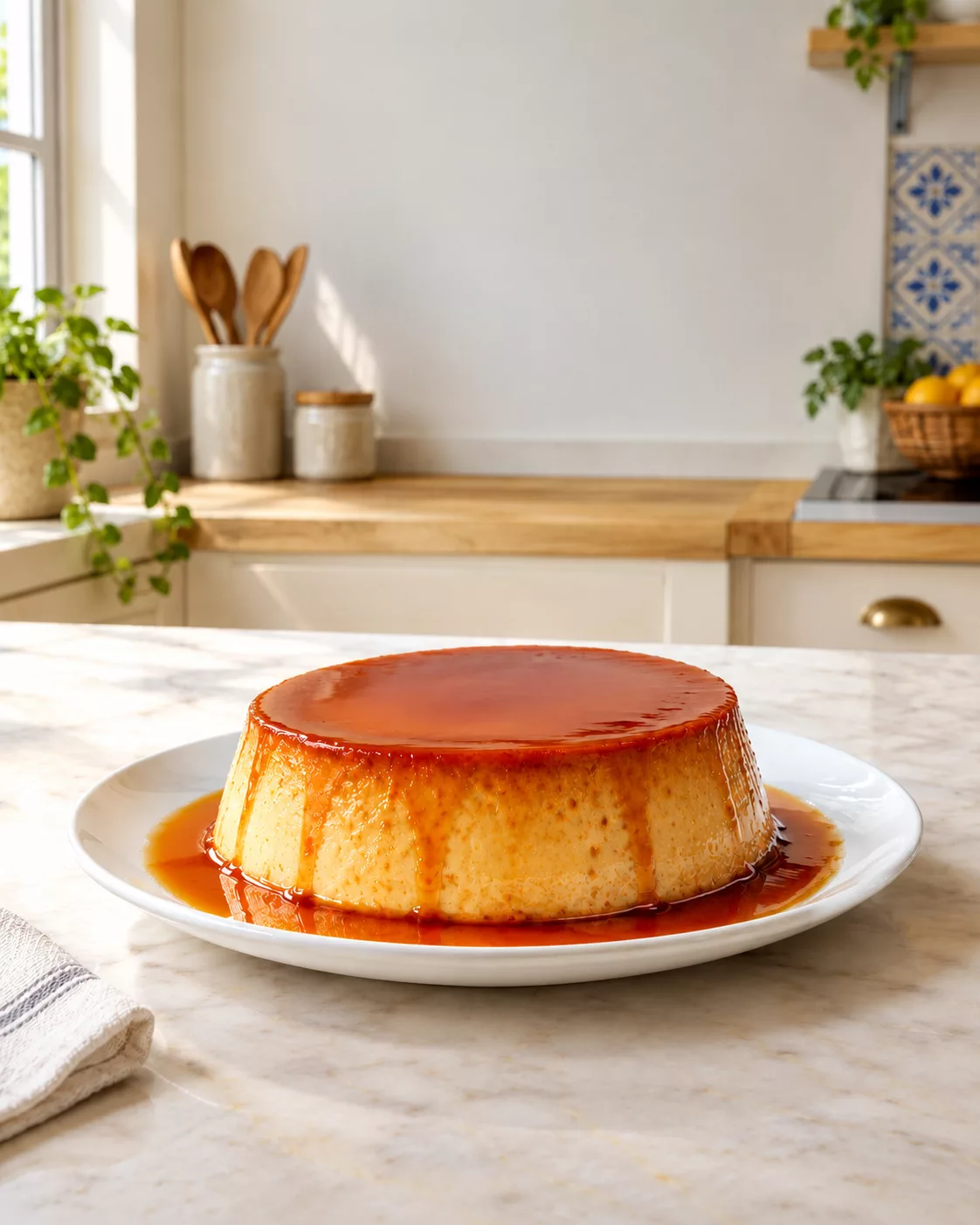 Receta de flan casero fácil: ¿cómo hacer un flan cremoso y delicioso? - MercoCaribe Imagen Flan de MercoCaribe